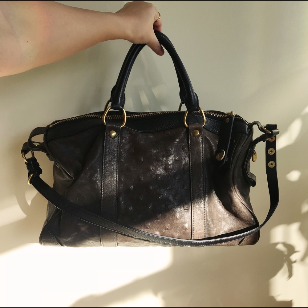 Club Monaco leather shoulder bag